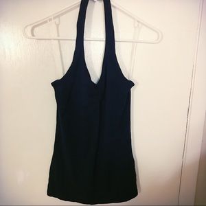 🆕WT Black Stretch Halter Top